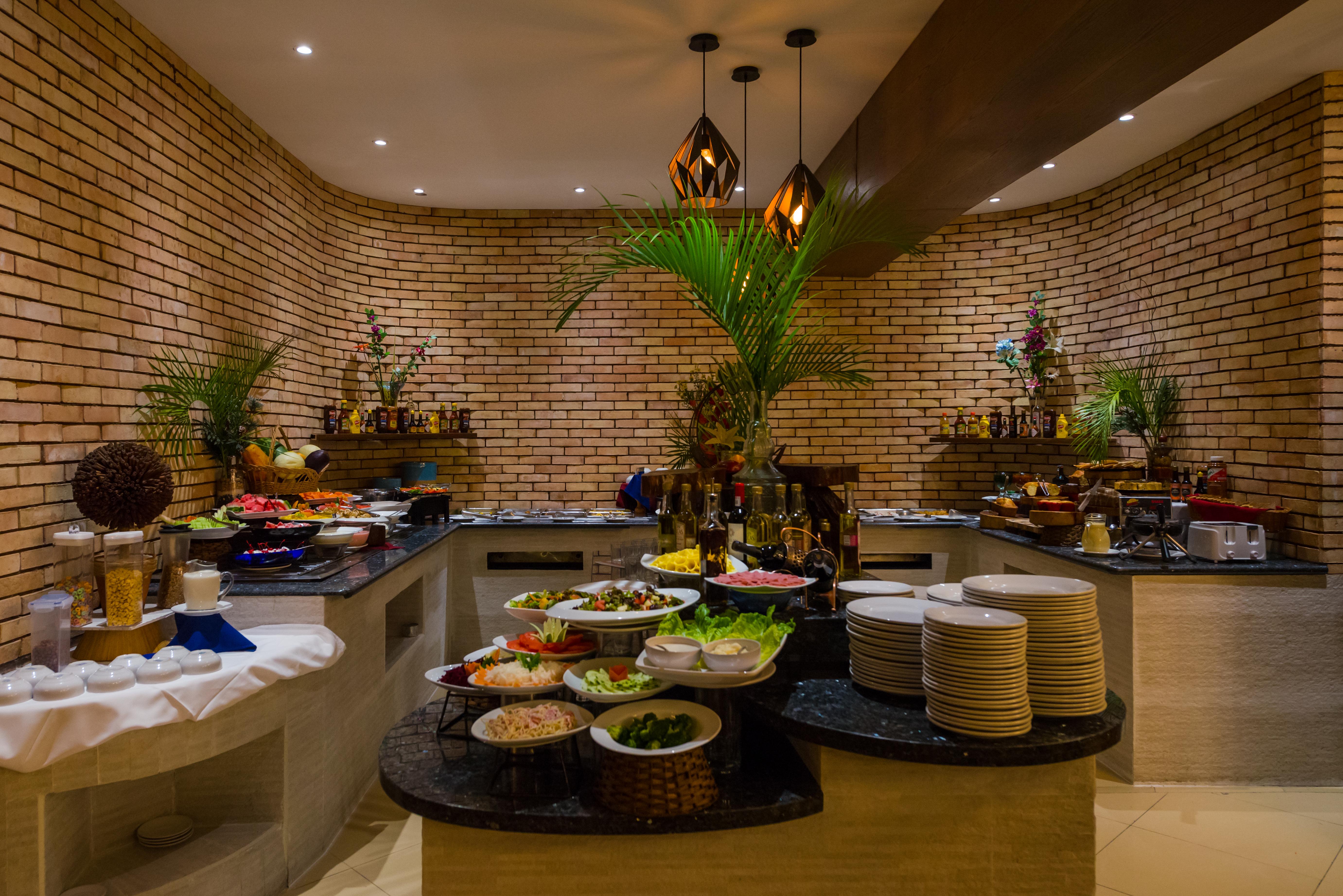 Magic Blue Spa Boutique Hotel Adults Only Playa del Carmen Eksteriør bilde The buffet at the hotel