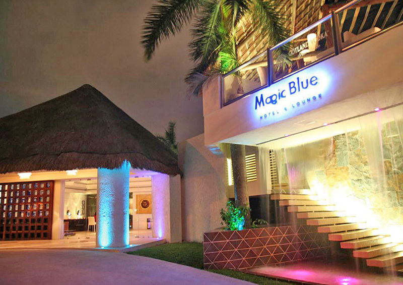 Magic Blue Spa Boutique Hotel Adults Only Playa del Carmen Eksteriør bilde Magic Blue Hotel